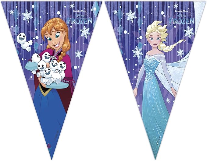 Frozen 2 Sıralı Bayrak Flama