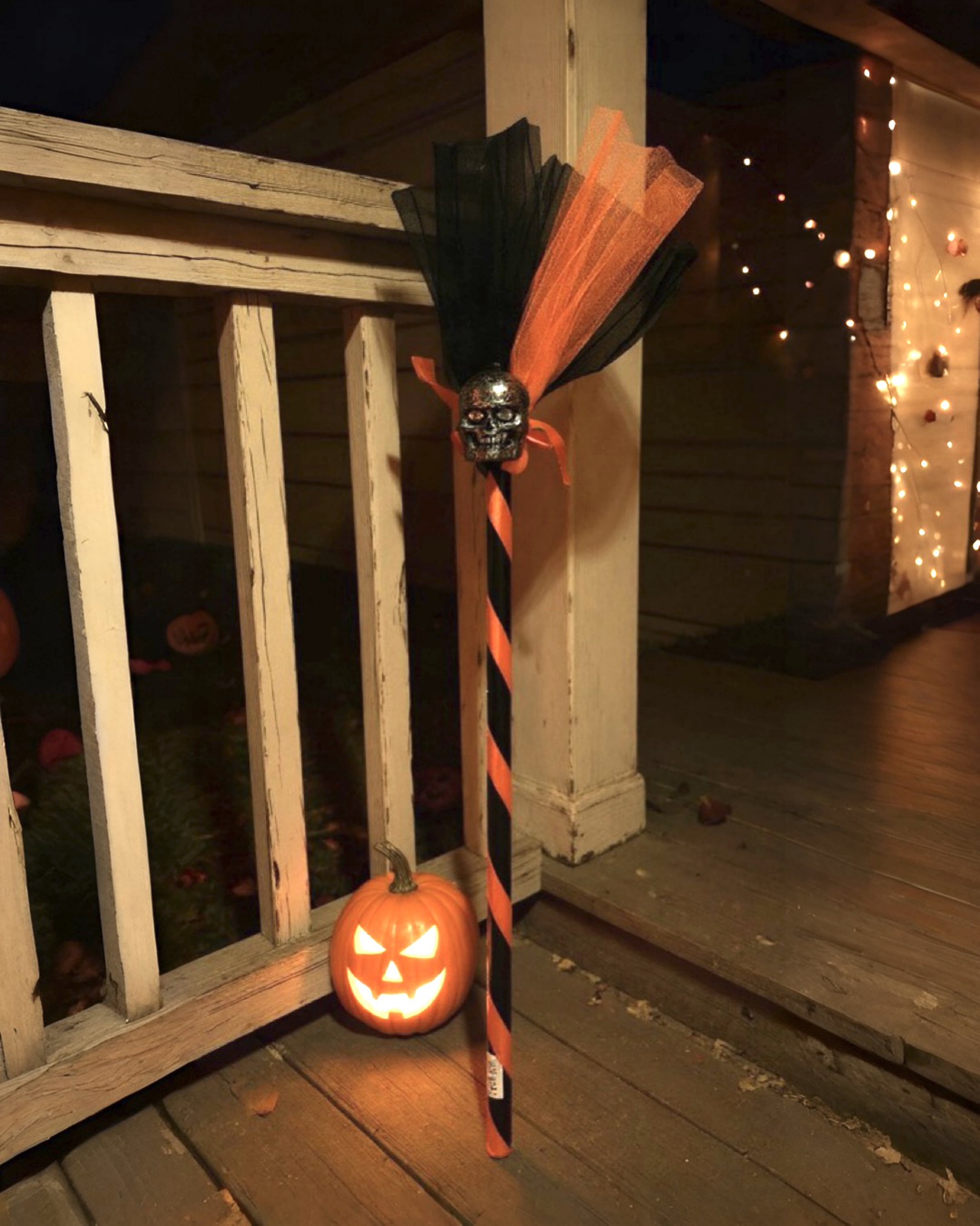 Cadılar Bayramı Halloween Cadı Süpürgesi