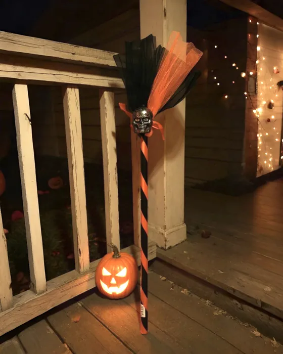 Cadılar Bayramı Halloween Cadı Süpürgesi
