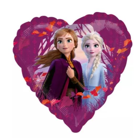 Frozen Elsa Anna Lisanslı Folyo Balon 18"