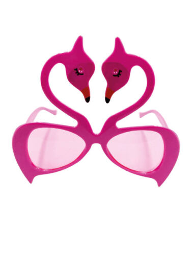 Flamingo Pembe Renkli Parti Gözlüğü