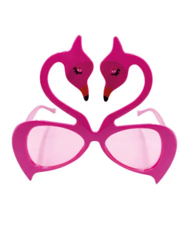 Flamingo Pembe Renkli Parti Gözlüğü