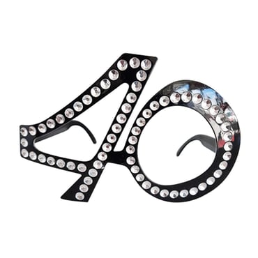 40 Yaş Temalı Pembe Gözlük