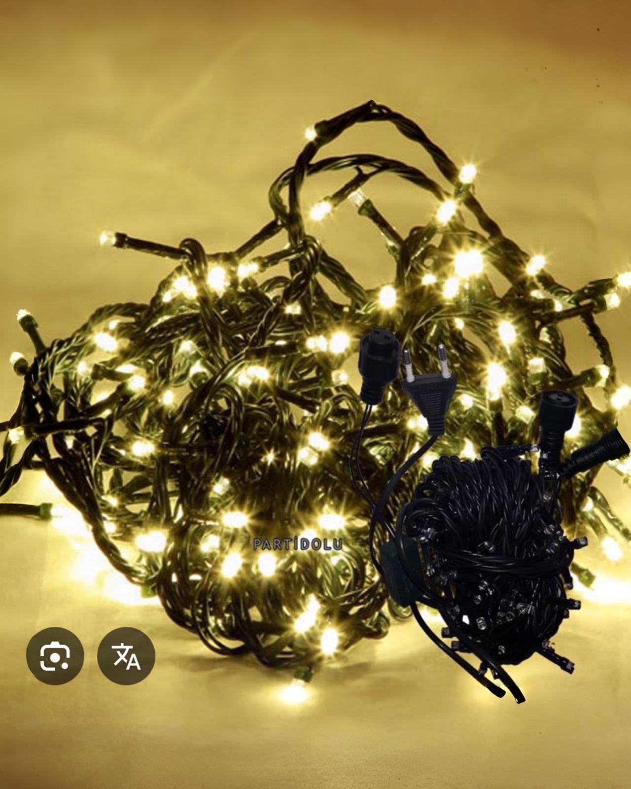 Yılbaşı Pilli Gün Işığı Led Işık 80 led / 8mt