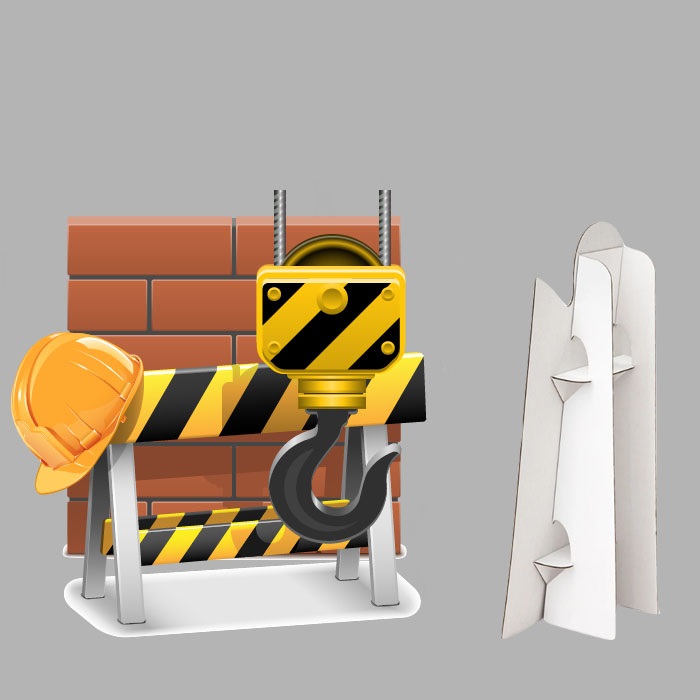 İnşaat Konsepti Ayaklı Pano