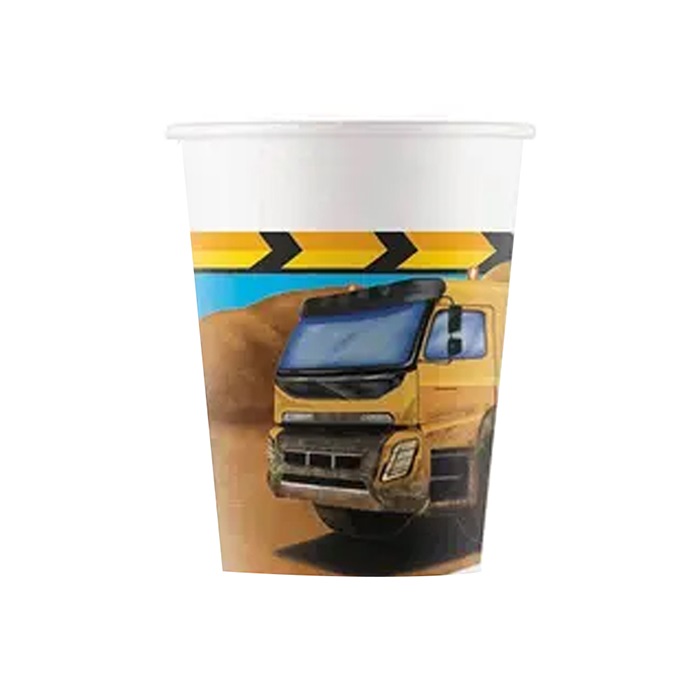 İnşaat Makineleri Karton Bardak