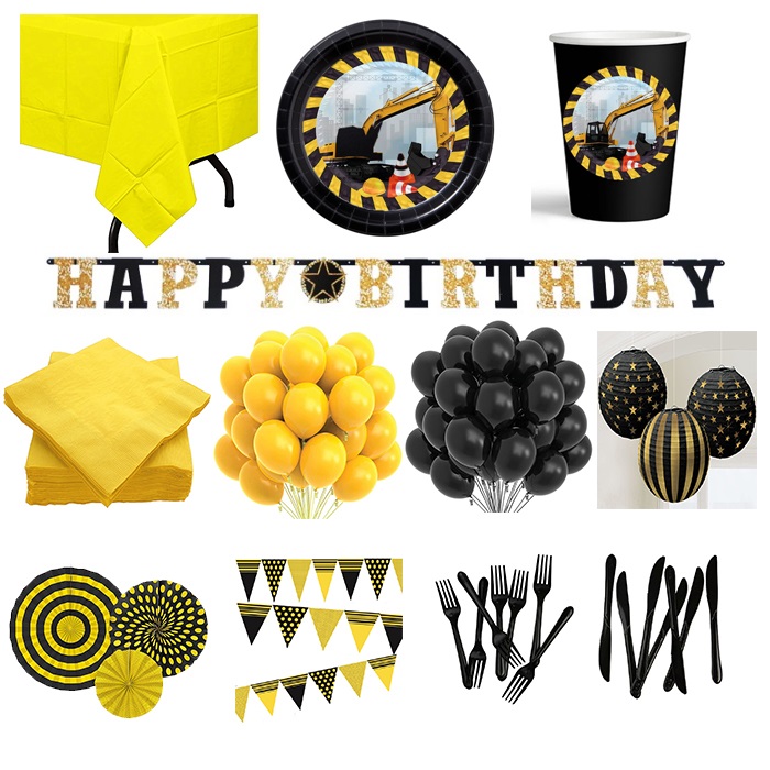 İnşaat Temalı Parti Seti 24 Kişilik