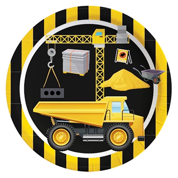 İnşaat Temalı Tabak