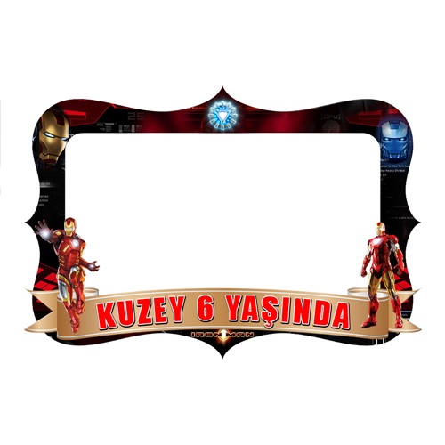 Iron Man Kişiye Özel Fotoğraf Çerçeve