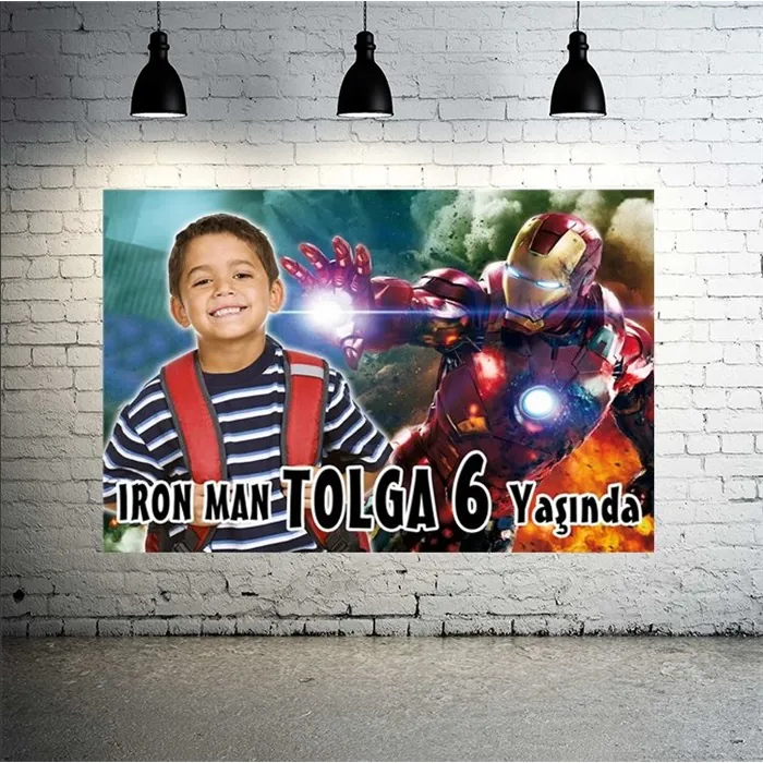 Iron Man Kişiye Özel Afiş