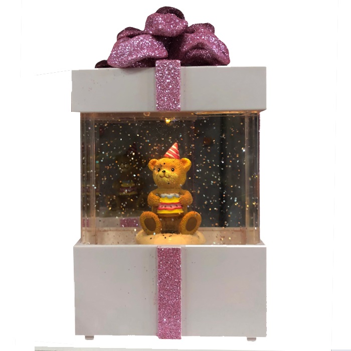 Işıklı Ve Müzikli Sevimli Ayı Kar Küresi