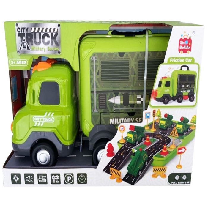 Işıklı Ve Sesli Askeri Araba Seti