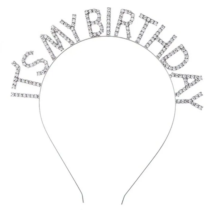 Its My Birthday Kristal Taşlı Taç