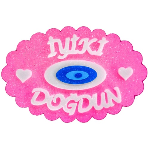 İyiki Doğdun Nazar Boncuklu Köpük Süs