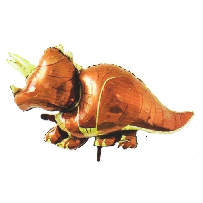Kahverengi Dinozor Folyo Balon