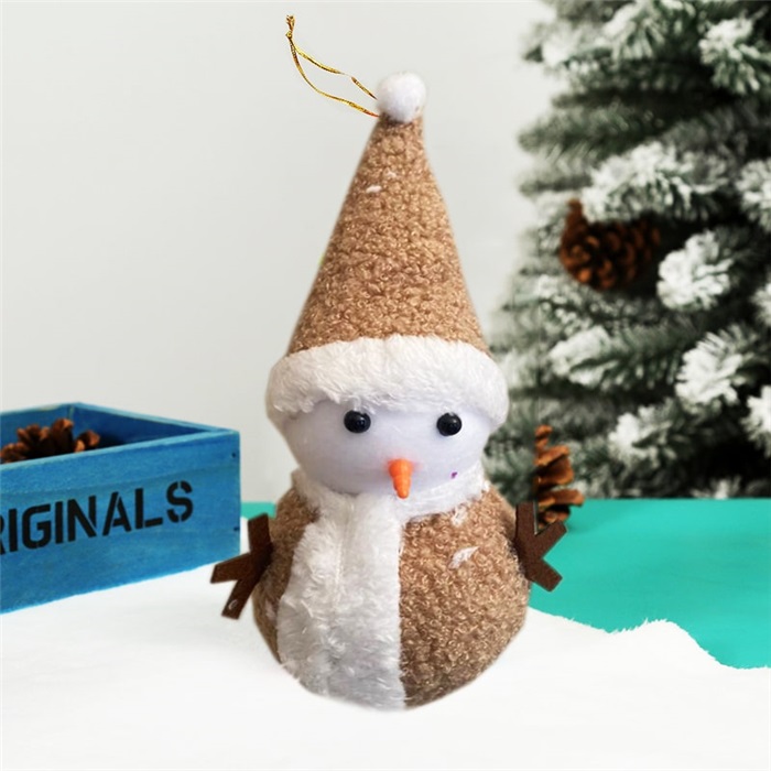 Kahve Renkli Kardan Adam Asma Süs