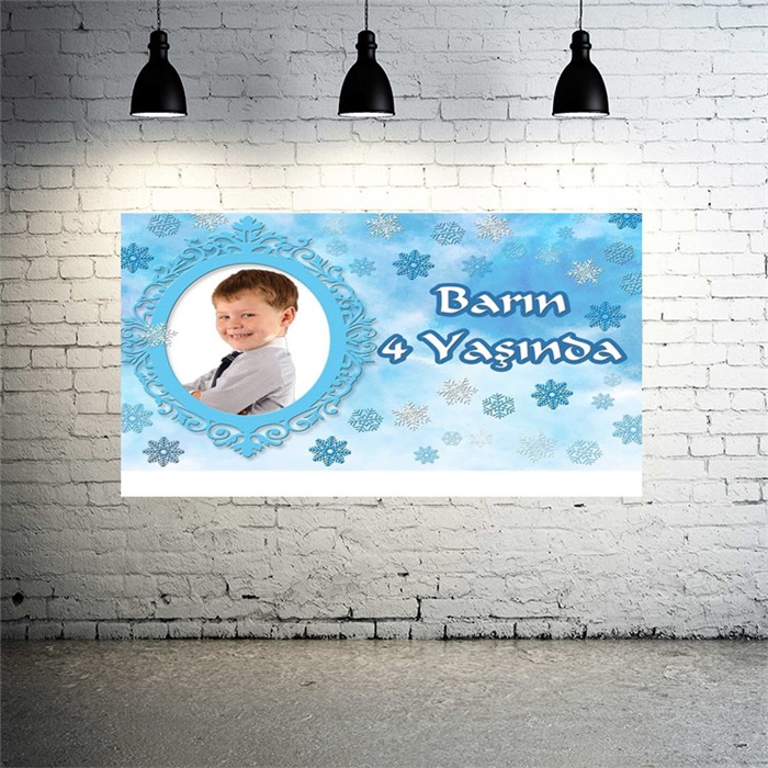 Kar Taneli Kişiye Özel Afiş