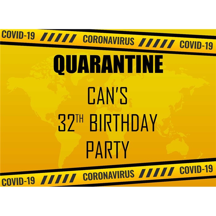 Karantina Kişiye Özel Afiş