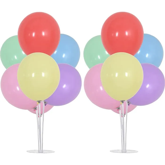 Karışık Renkli Pastel Balon Standı