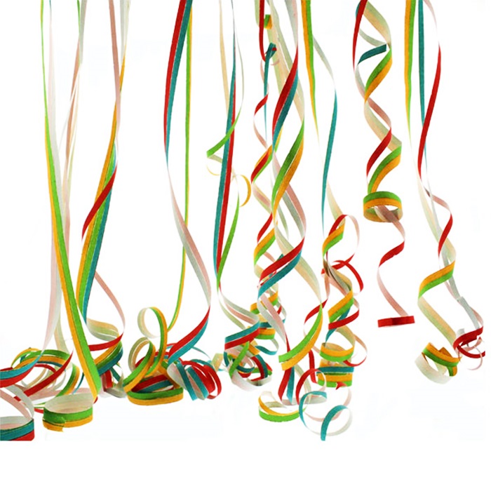 Karışık Renkli Şerit Masa Konfetisi