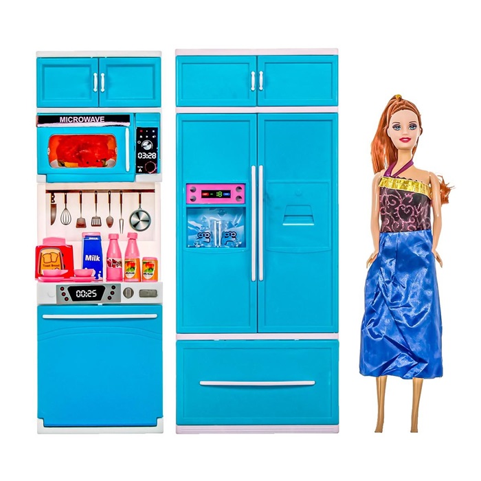 Karlar Ülkesi Bebek Ve 2 Lü Mutfak Seti