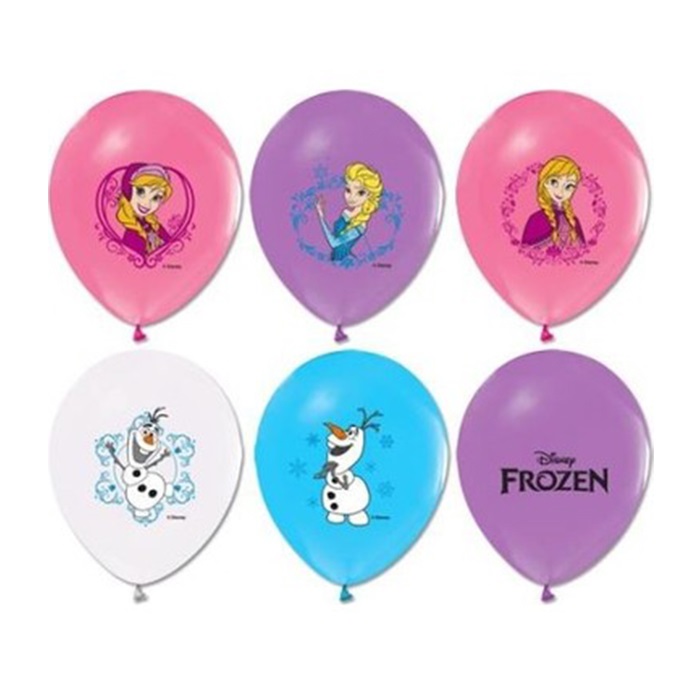 Karlar Ülkesi Frozen Baskılı Balon