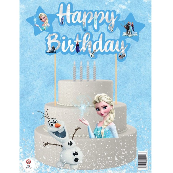 Karlar Ülkesi Pasta Süsleme Seti