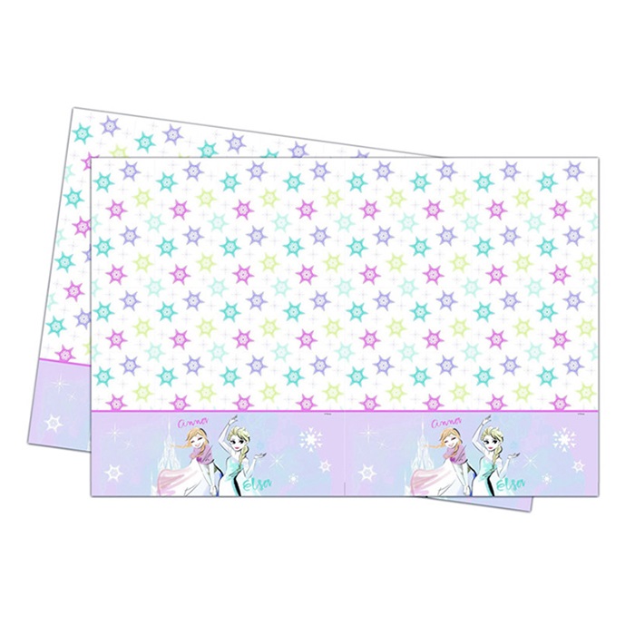 Karlar Ülkesi Temalı Plastik Masa Örtüsü