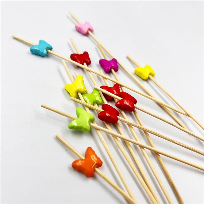 Kelebek Figürlü Kokteyl Çubuğu