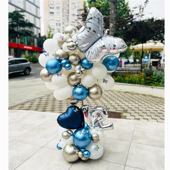 Kelebekli Balon Aranjmanı