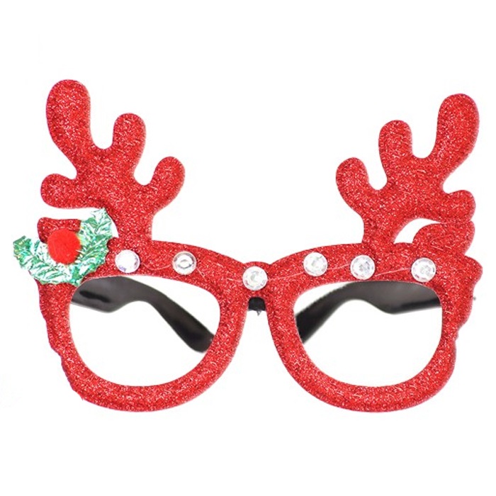 Kırmızı Geyik Parti Gözlük
