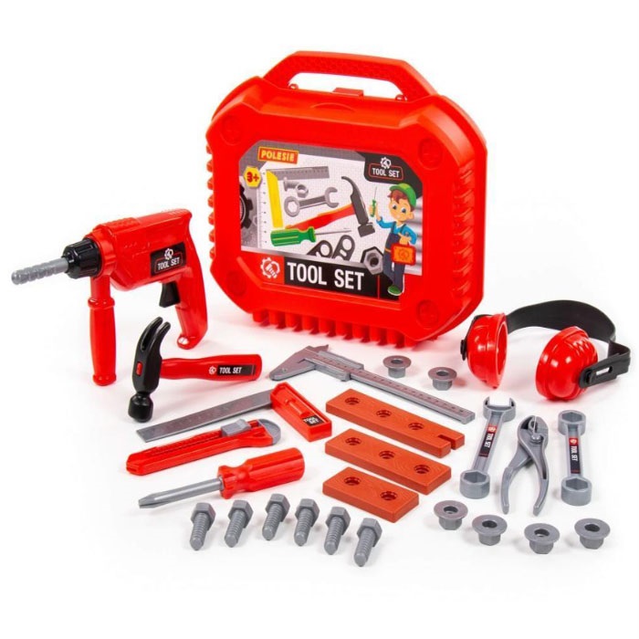 Kırmızı Polesie Alet Takımı Çantası