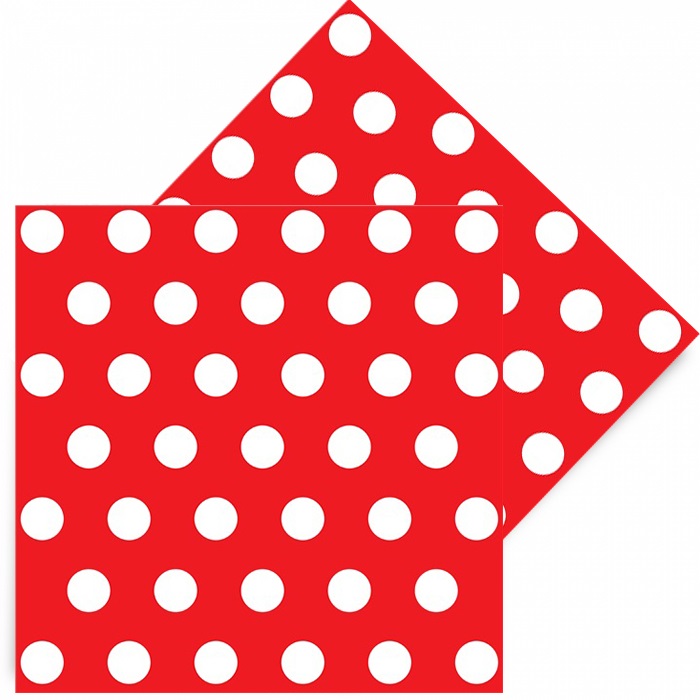 Kırmızı Puanlı Peçete