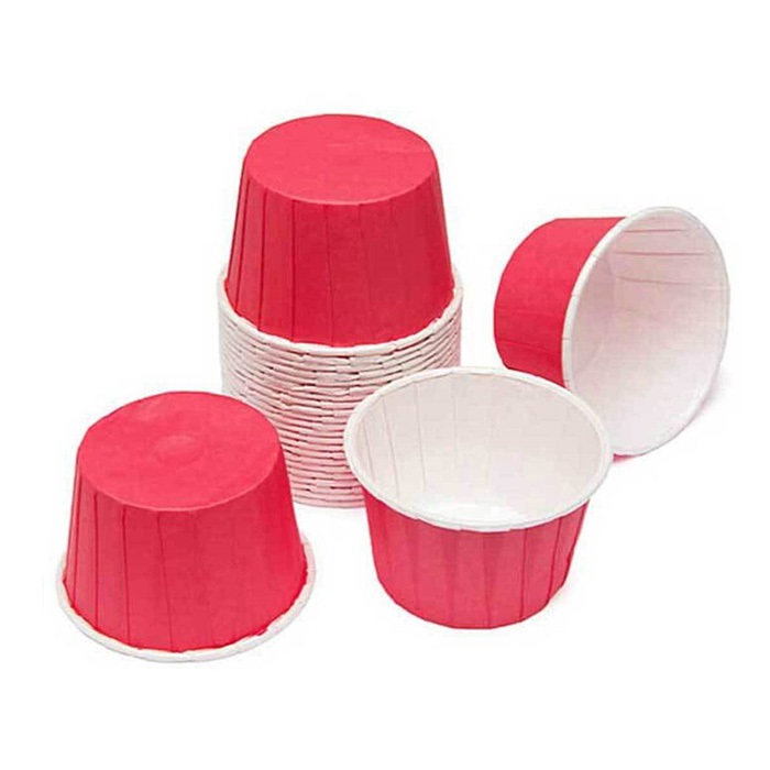 Kırmızı Renkli Muffin Kek Kapsülü