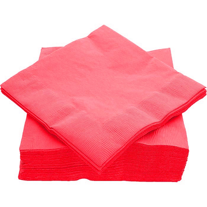 Kırmızı Renkli Peçete