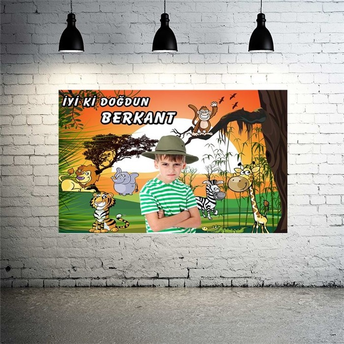 Kişiye Özel Safari Afiş