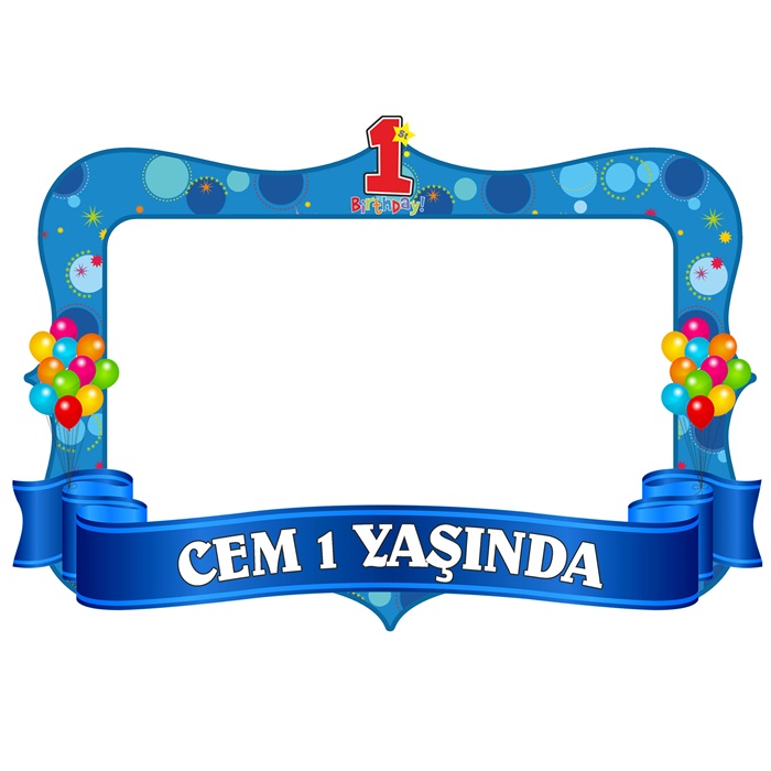 Kişiye Özel 1 Yaş Hatıra Çerçevesi