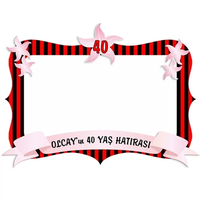 Kişiye Özel 40 Yaş Çerçeve
