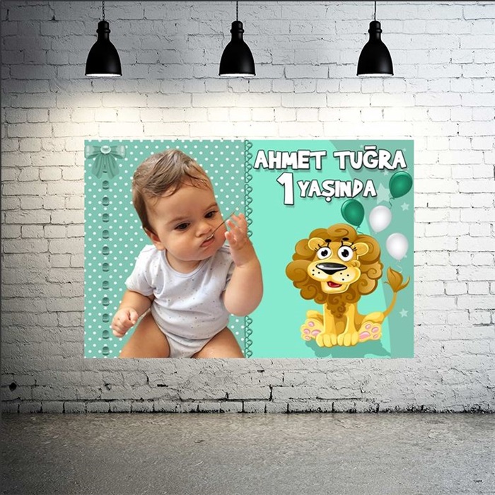 Kişiye Özel Aslan Parçası Afiş