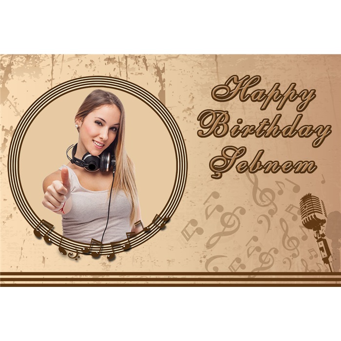 Kişiye Özel Doremi Temalı Afiş