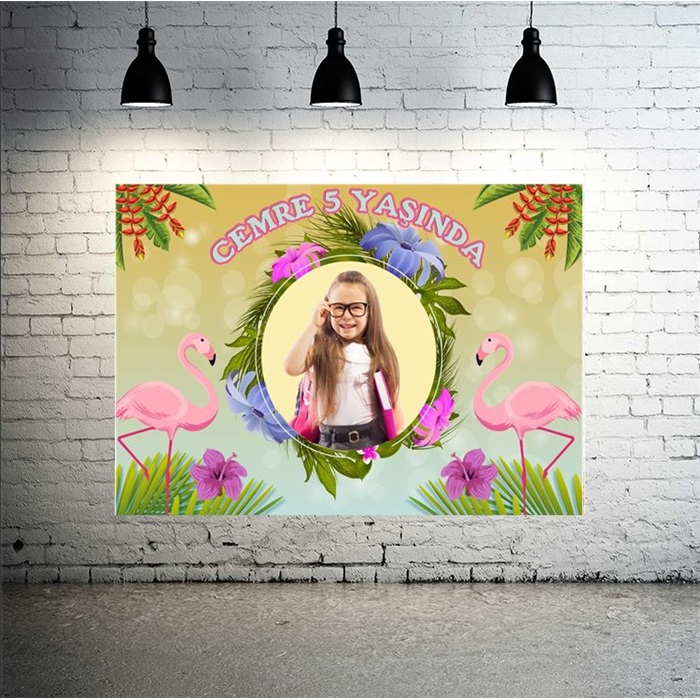 Kişiye Özel Flamingo Afiş
