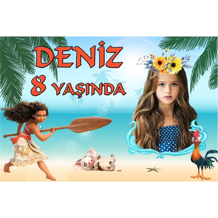 Kişiye Özel Moana Afiş