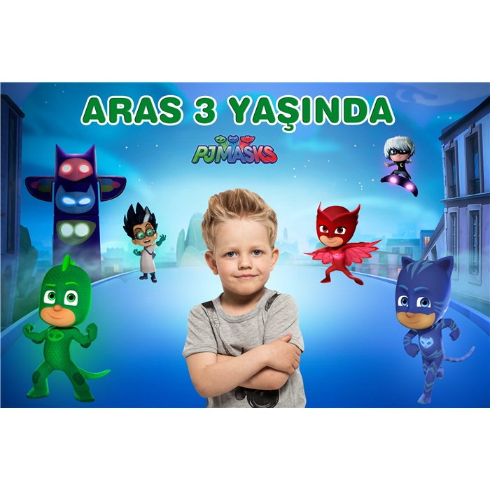 Kişiye Özel Pijamaskeliler Afiş