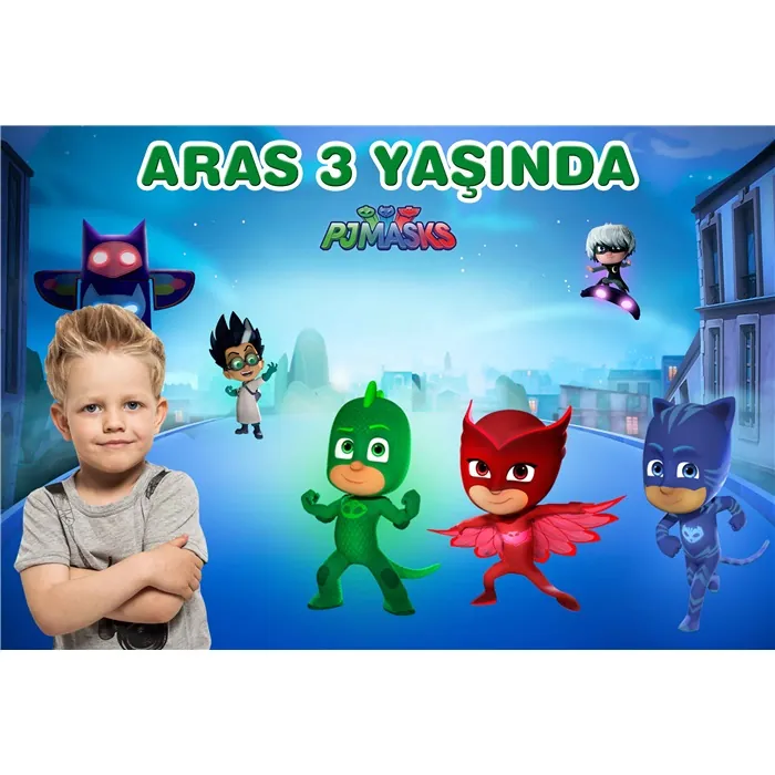 Kişiye Özel Pijamaskeliler Amerikan Servisi