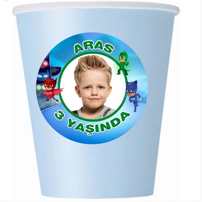 Kişiye Özel Pijamaskeliler Bardak