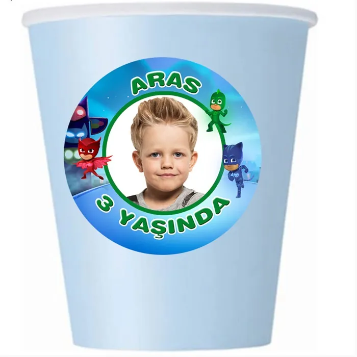 Kişiye Özel Pijamaskeliler Bardak