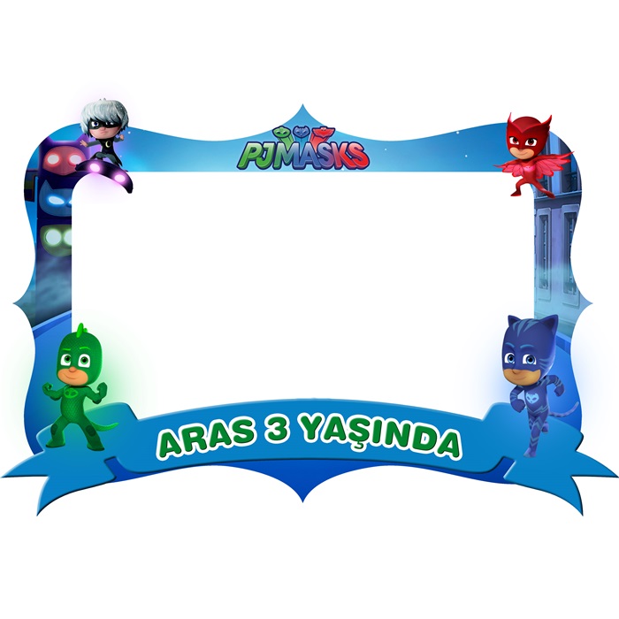 Kişiye Özel Pijamaskeliler Çerçeve