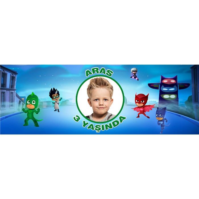 Kişiye Özel Pijamaskeliler Peçetelik