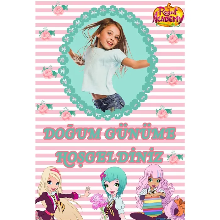 Kişiye Özel Regal Academy Temalı Ayaklı Pano
