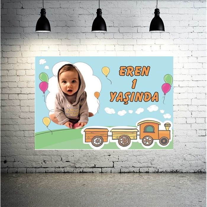 Kişiye Özel Tren Afiş